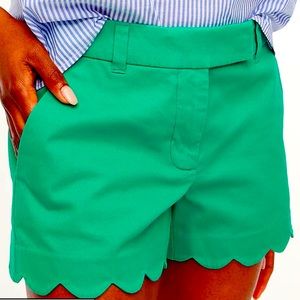 JCrew Scalloped Shorts
